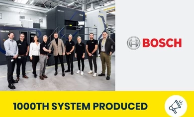 Nikon SLM Solutions oraz Bosch świętuje dostawę 1000 drukarki